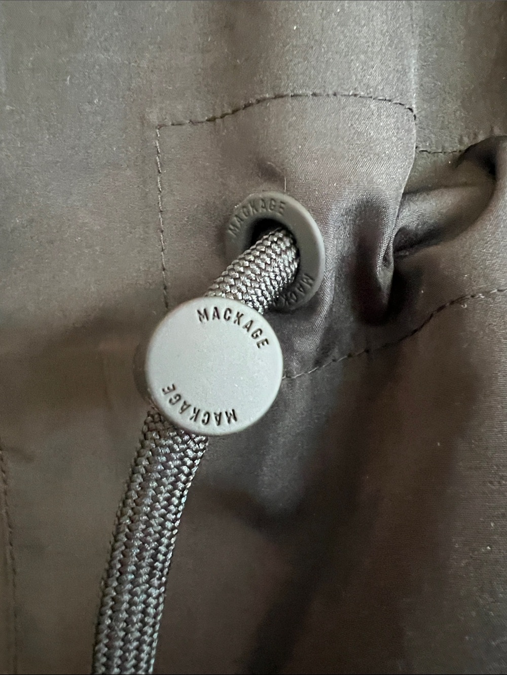 Mackage Kalea Trench Jacket Black M NWT - Picture 7 of 14